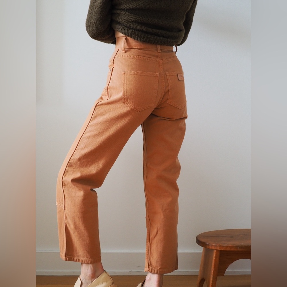 Rudy jude 
Utility
organic cotton size 0 
Terracotta 
11” waist
25.4” inseam